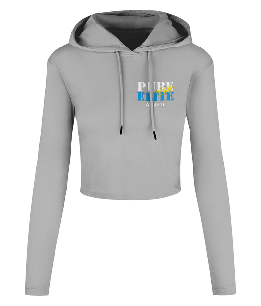 Show Date - Worlds 24- Women's Cropped Pro Hoodie